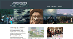 Desktop Screenshot of northwestinstitute.ca