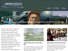 Tablet Screenshot of northwestinstitute.ca